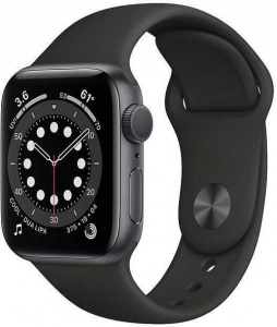 Умные часы Apple Watch Series 6, 44 мм, серый космос (M00H3RU/A)