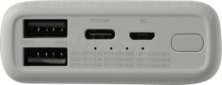 Внешний аккумулятор ZMI <QB817 ZMKQB817CNWH> (2xUSB 3А, USB-C 3А, 10000mAh, Li-Pol)